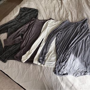 Lululemon 4 pc long sleeve shirts bundle